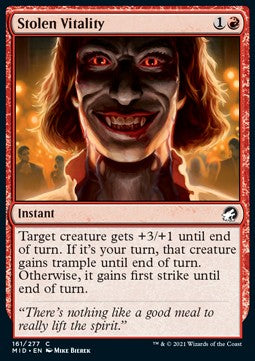 Vitalità Rubata - Innistrad: Caccia di Mezzanotte (Common) [MID-161]