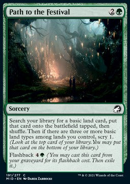 Sentiero per il Festival - Innistrad: Caccia di Mezzanotte (Common) [MID-191]