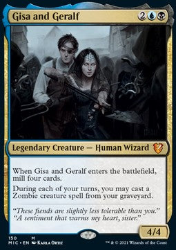 Gisa e Geralf - Commander: Innistrad: Caccia di Mezzanotte (Mythic) [MIC-150]