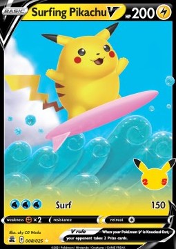 Pikachu Surf V - Gran Festa (Ultra Rare) [CEL-008]