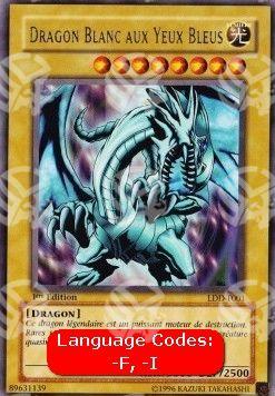 Drago Bianco Occhi Blu - La Leggenda del Drago Bianco Occhi Blu (Ultra Rare) [LDD-001]