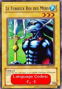 Furioso Re dei Mari - La Leggenda del Drago Bianco Occhi Blu (Common) [LDD-027]