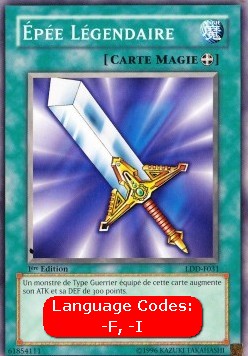 Spada Leggendaria - La Leggenda del Drago Bianco Occhi Blu (Common) [LDD-031]