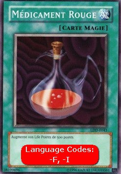 Pozione Rossa - La Leggenda del Drago Bianco Occhi Blu (Common) [LDD-043]