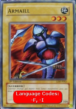 Armaill delle Lame - La Leggenda del Drago Bianco Occhi Blu (Common) [LDD-062]