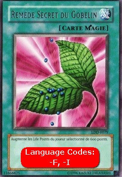 Cura Segreta Goblin - La Leggenda del Drago Bianco Occhi Blu (Rare) [LDD-079]