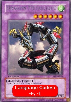 Drago Metallico - La Leggenda del Drago Bianco Occhi Blu (Rare) [LDD-082]