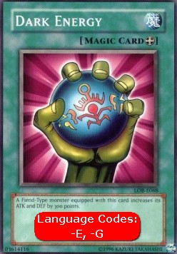 Energia Oscura - Legend of Blue Eyes White Dragon (Common) [LOB-068]