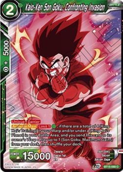 Kaio-Ken Son Goku, Confronting Invasion - Saiyan Showdown (Common) [BT15-068]