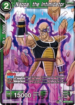 Nappa, the Intimidator - Saiyan Showdown (Rare) [BT15-084]