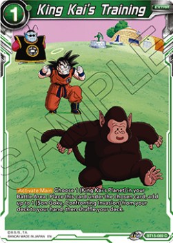 King Kai's Training - Saiyan Showdown (Common) [BT15-089]