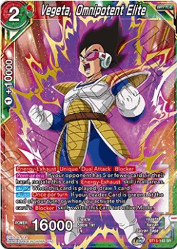 Vegeta, Omnipotent Elite - Saiyan Showdown (Super Rare) [BT15-143]