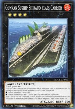 Gunkan Sushinave Shirauo-classe Portaerei - Esplosione del Destino (Common) [BODE-049]