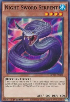 Serpente Spada della Notte - Esplosione del Destino (Common) [BODE-081]