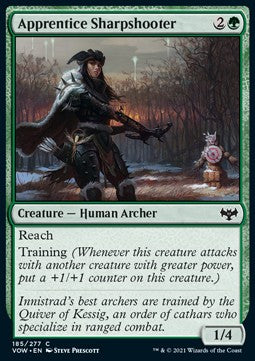 Apprendista Tiratrice - Innistrad: Promessa Cremisi (Common) [VOW-185]