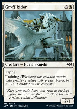 Cavalcante di Gryff - Innistrad: Promessa Cremisi (Common) [VOW-15]