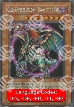 Drago Imperatore del Chaos - Emissario della Fine - Invasion of Chaos (Secret Rare) [IOC-EN000]