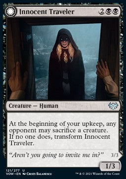Viaggiatrice Innocente // Intrusa Malefica - Innistrad: Promessa Cremisi (Uncommon) [VOW-121]
