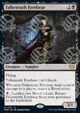 Predecessora Falkenrath - Innistrad: Promessa Cremisi (Rare) [VOW-111]