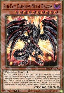 Drago Metallico Oscuro Occhi Rossi - Oro Massimo: Eldorado (Premium Gold Rare) [MGED-009]