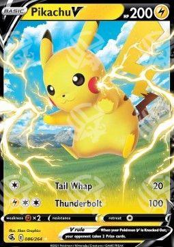 Pikachu V - Colpo Fusione (Ultra Rare) [FST-086]