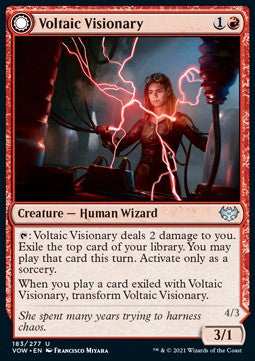 Visionaria Voltaica // Berserker Elettrocaricata - Innistrad: Promessa Cremisi (Uncommon) [VOW-183]