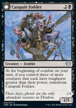 Carne da Catapulta // Capitano delle Catapulte - Innistrad: Promessa Cremisi (Uncommon) [VOW-99]