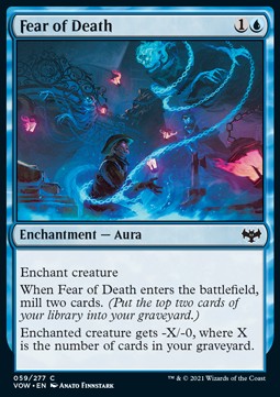 Paura della Morte - Innistrad: Promessa Cremisi (Common) [VOW-59]