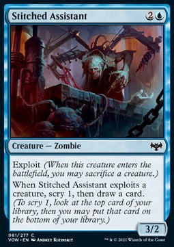 Assistente Ricucito - Innistrad: Promessa Cremisi (Common) [VOW-81]