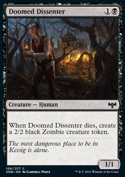 Dissenziente Condannato - Innistrad: Promessa Cremisi (Common) [VOW-106]
