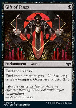 Dono dei Canini - Innistrad: Promessa Cremisi (Common) [VOW-113]