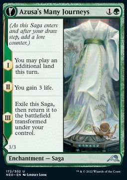 Azusa's Many Journeys // Likeness of the Seeker - Kamigawa: Dinastia Neon (Uncommon) [NEO-172]