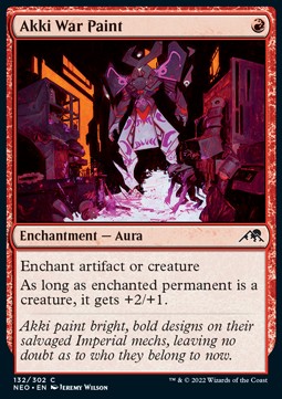 Pittura di Guerra degli Akki - Kamigawa: Dinastia Neon (Common) [NEO-132]