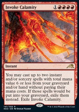 Invocare la Calamità - Kamigawa: Dinastia Neon (Rare) [NEO-147]