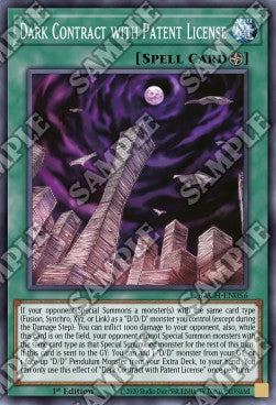 Contratto Oscuro con la Licenza di Brevetto - Battaglia del Chaos (Super Rare) [BACH-056]