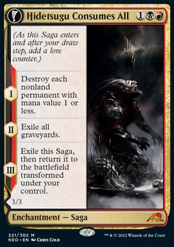 Hidetsugu Consumes All // Vessel of the All-Consuming - Kamigawa: Dinastia Neon (Mythic) [NEO-221]
