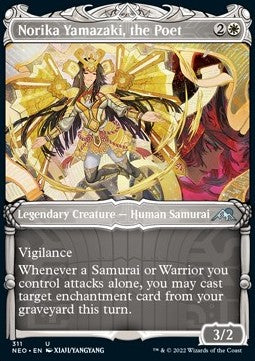 Norika Yamazaki, la Poetessa - Kamigawa: Dinastia Neon: Extras (Uncommon) [XNEO-311]
