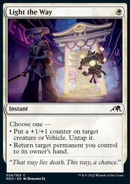 Illuminare la Via - Kamigawa: Dinastia Neon (Common) [NEO-24]