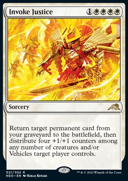 Invocare la Giustizia - Kamigawa: Dinastia Neon (Rare) [NEO-21]