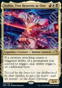 Isshin, Due Cieli in Uno - Kamigawa: Dinastia Neon (Rare) [NEO-224]