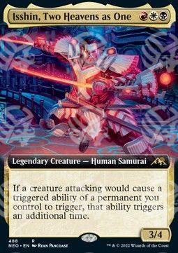 Isshin, Due Cieli in Uno - Kamigawa: Dinastia Neon: Extras (Rare) [XNEO-488]