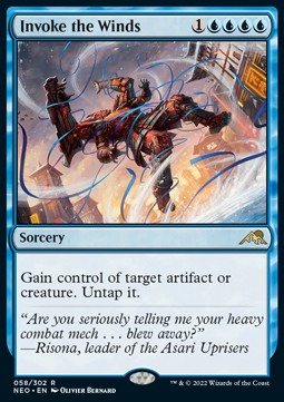 Invocare i Venti - Kamigawa: Dinastia Neon (Rare) [NEO-58]