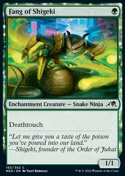 Zanna di Shigeki - Kamigawa: Dinastia Neon (Common) [NEO-183]