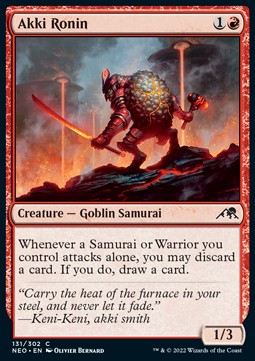Akki Ronin - Kamigawa: Dinastia Neon (Common) [NEO-131]