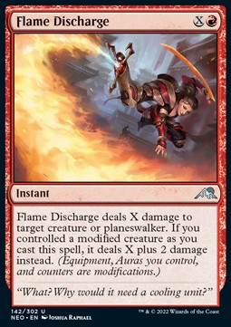 Scarica di Fiamma - Kamigawa: Dinastia Neon (Uncommon) [NEO-142]