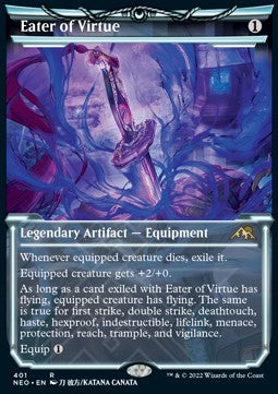 Divoratrice di Virtù - Kamigawa: Dinastia Neon: Extras (Rare) [XNEO-401]