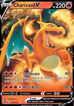 Charizard V - Astri Lucenti (Ultra Rare) [BRS-017]