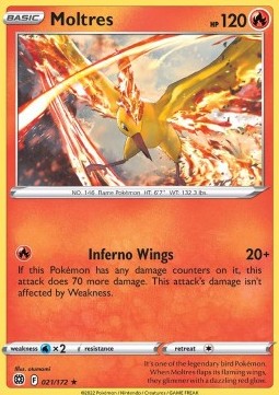 Moltres - Astri Lucenti (Holo Rare) [BRS-021]