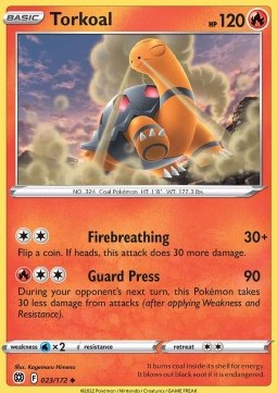 Torkoal - Astri Lucenti (Uncommon) [BRS-023]