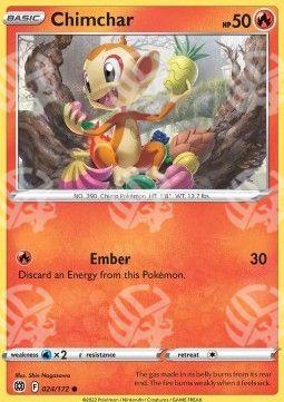 Chimchar - Astri Lucenti (Common) [BRS-024]